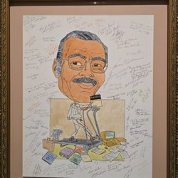 Michaels - This is a picture of the late, great, great, great Hon. Martin L. Hill, Judge. It also shows numerous signatures at his retirement party.