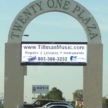 Tillman Music - The 21 Plaza Arch on North Anderson Rd - Musical Instruments & Teachers Near Me - Rock Hill, South Carolina Tillman Music - The 21 Plaza Arch on North Anderson Rd - Musical Instruments & Teachers Near Me - Rock Hill, South Carolina