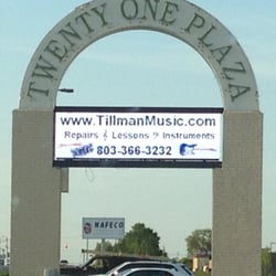 Tillman Music - The 21 Plaza Arch on North Anderson Rd