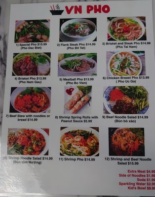 Menu photo 3 VN Pho Spring Hill, FL Menu photo 3 VN Pho Spring Hill, FL