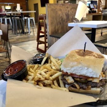 LA Burger - K-Town Burger. String Fries. May 2021. - Burgers Near Me - Grapevine, Texas