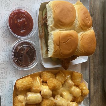 Dog Haus Biergarten - Four Points - THE HOT CHICK, CHEESE TOTS - Burgers Near Me - Austin, Texas Dog Haus Biergarten - Four Points - THE HOT CHICK, CHEESE TOTS - Burgers Near Me - Austin, Texas