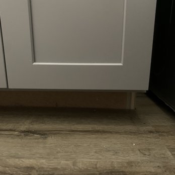 Mike Loomis Kitchen and Bath Design - Missing kick plate on laundry room cabinet - General Contractors Near Me - Rancho Cordova, California Mike Loomis Kitchen and Bath Design - Missing kick plate on laundry room cabinet - General Contractors Near Me - Rancho Cordova, California