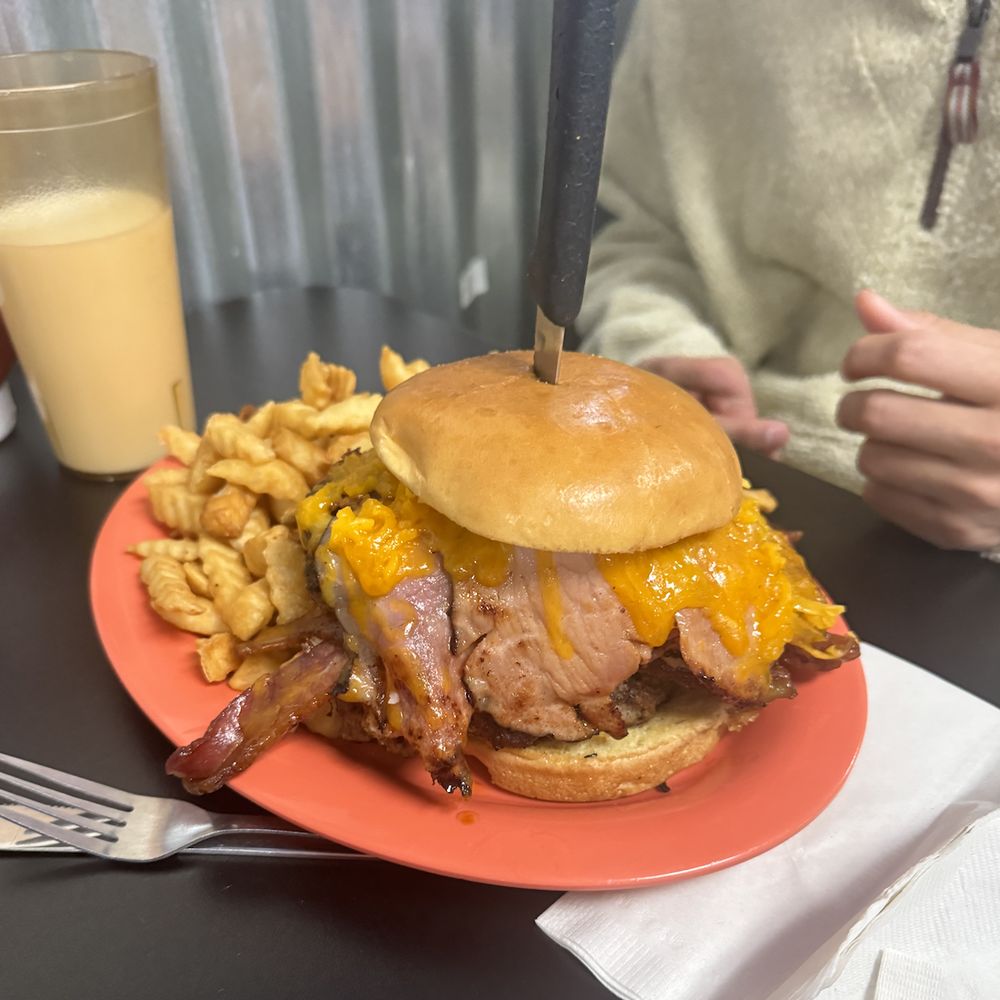 Breakfast burger - oh my! Breakfast burger - oh my!