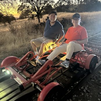 Rail Explorers - Amador Division - We are just getting ready to ride back to our starting point. - Tours Near Me - Ione, California Rail Explorers - Amador Division - We are just getting ready to ride back to our starting point. - Tours Near Me - Ione, California
