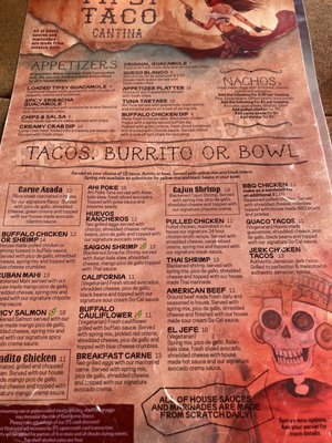 Menu photo 4 Tipsy Taco Ormond Beach, FL