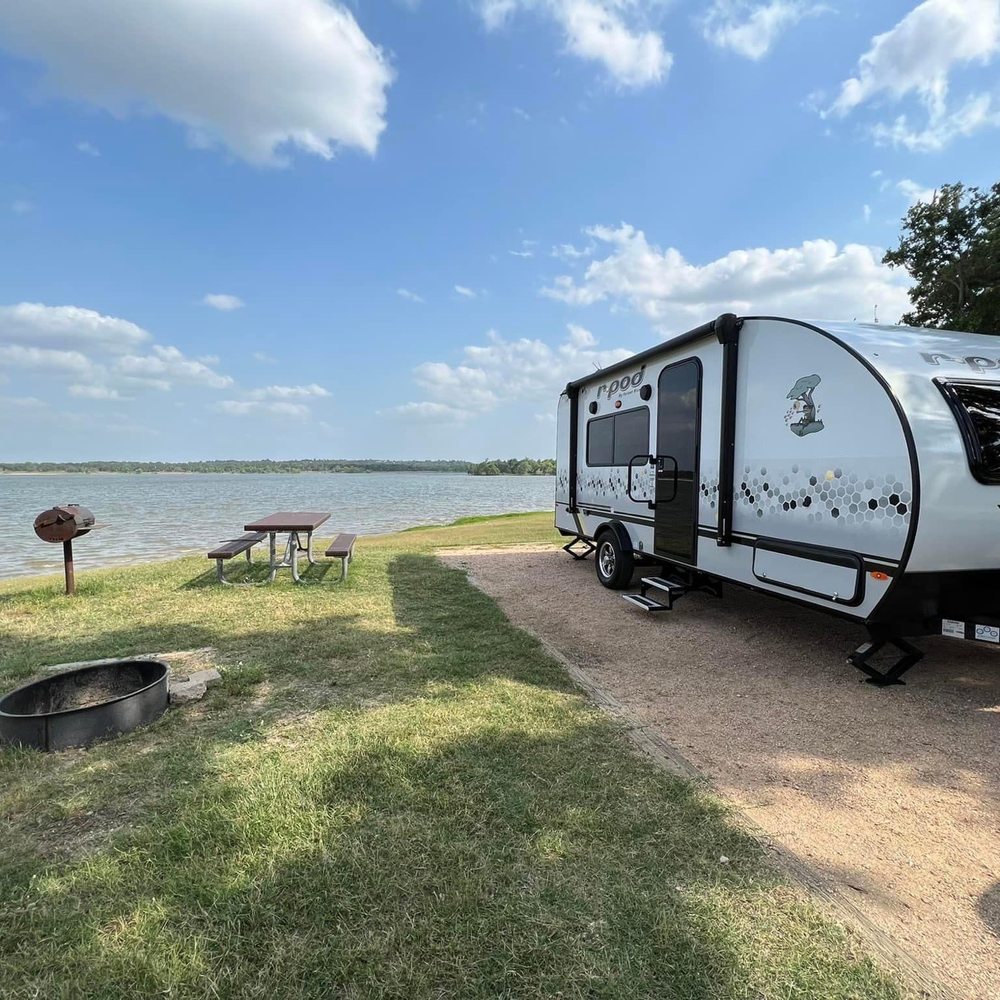 Had to take the new camper out the next day!! Went through a thunderstorm and everything... perfect!