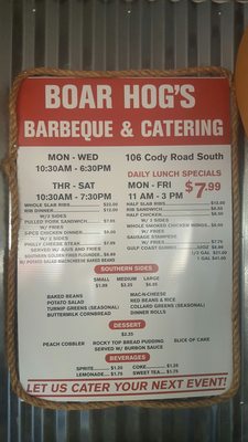 Boar Hog's Barbecue & Catering by null