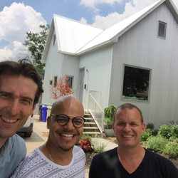 Brick And Stone Real Estate - Mark, Bud and Kevin visiting new construction in Detroit