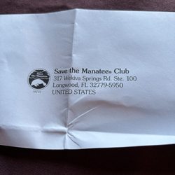 Save the Manatee Club - September 9, 2025  Different town?  I remember used be Homossa or similar spelling!