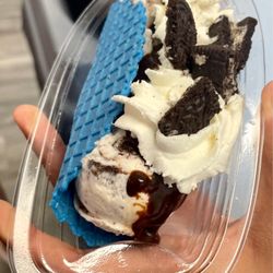 Purple Parlor - Cookie Monster Waffle Taco