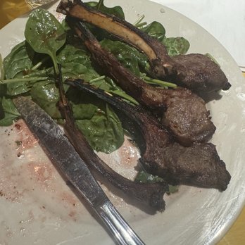 Purinsu Ramen - House special lamb chops. Kinda dry and don't go very well with the spinach raspberry vinaigrette combo. - Ramen Near Me - Princeton, New Jersey Purinsu Ramen - House special lamb chops. Kinda dry and don't go very well with the spinach raspberry vinaigrette combo. - Ramen Near Me - Princeton, New Jersey