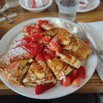 Maple + Batter - Strawberry shortcake pancakes - Breakfast & Brunch Near Me - Bay Harbor, Michigan Maple + Batter - Strawberry shortcake pancakes - Breakfast & Brunch Near Me - Bay Harbor, Michigan