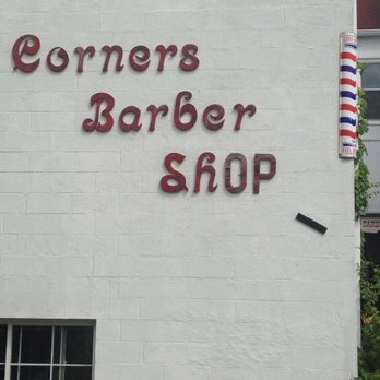 Community Corners Barber Shop - Sign outside off upland rd. - Barbers Near Me - Ithaca, New York