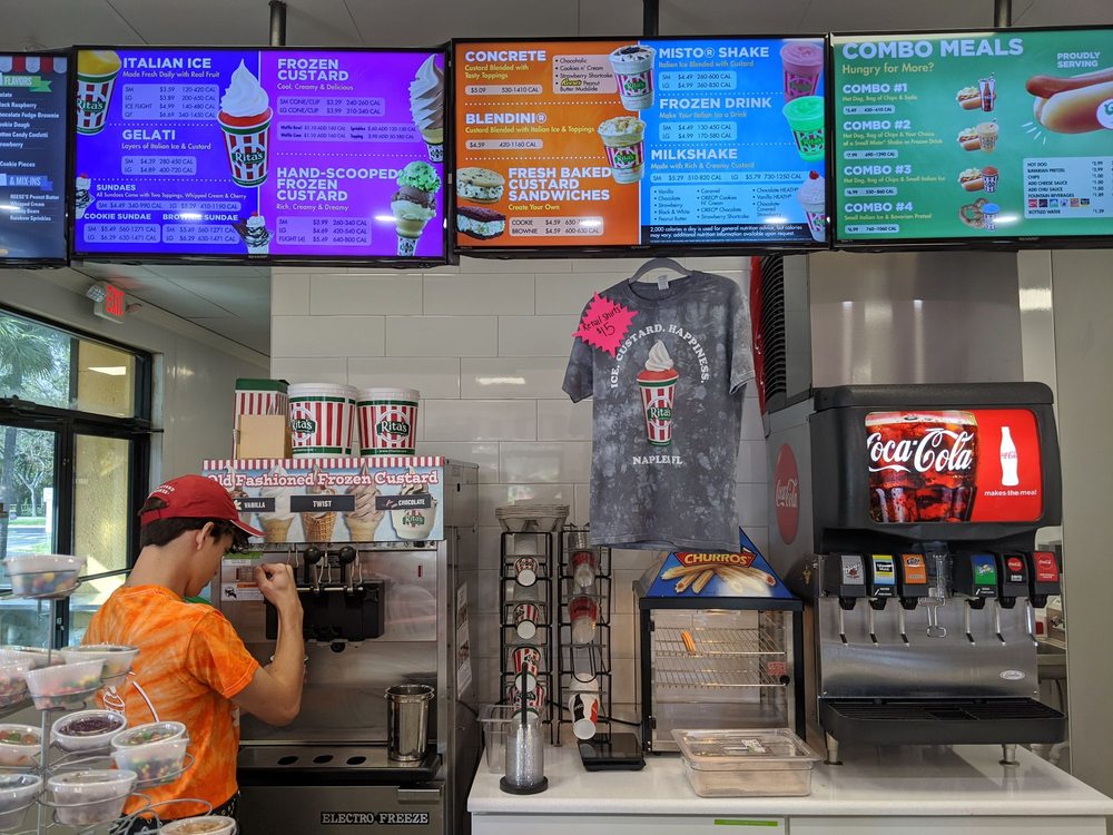 Rita's Italian Ice & Frozen Custard, Naples Roadtrippers
