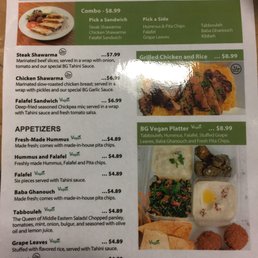 Menu Menu