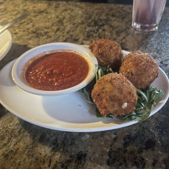 Pagliacci's - minnesota fats (risotto cheese balls) - Seafood Near Me - Victoria, British Columbia Pagliacci's - minnesota fats (risotto cheese balls) - Seafood Near Me - Victoria, British Columbia