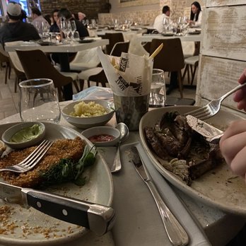 Meat Bar - a plate of food and a fork and knife on a table - Steakhouses Near Me - Bay Harbor Islands, Florida Meat Bar - a plate of food and a fork and knife on a table - Steakhouses Near Me - Bay Harbor Islands, Florida
