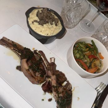 NOTO - Lamb chops, truffle mashed potatoes, steamed veggies - Sicilian Near Me - Paris, 75