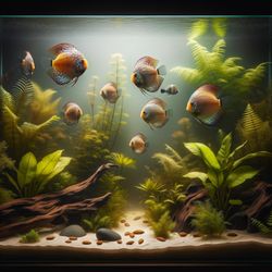 Aquazone Aquarium Services - discus biotope