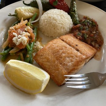 Javier's - Salmon al Sarten - Seasonal - Mexican Near Me - Irvine, California Javier's - Salmon al Sarten - Seasonal - Mexican Near Me - Irvine, California