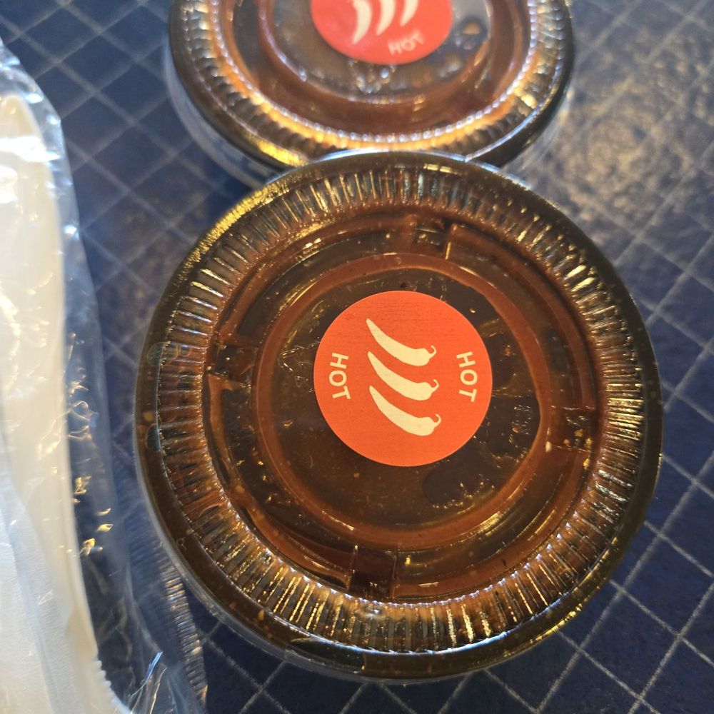 Habanero bbq sauce. A must!