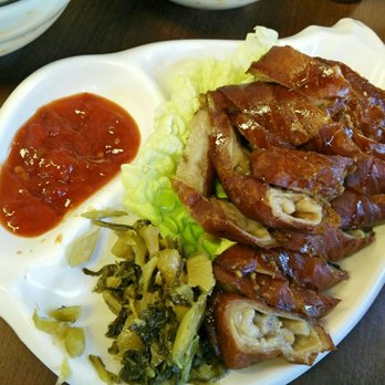 PaPa Chang's - Crispy Instestine.  Crispy outside but pure chewy fat inside.  Not good for someone with a serious gag reflex like me to pure chewy fat! - Taiwanese Near Me - Markham, Ontario