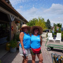 The Garden Mart - Happy staff posing in their big matching hats!