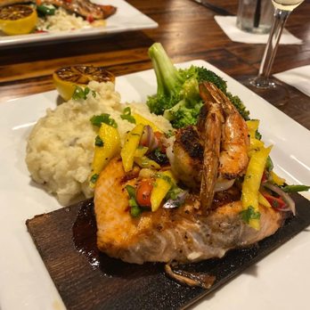 Anaya's Seafood Scratch Kitchen - Honey Chipotle Glazed Cedar Plank Salmon - Seafood Near Me - Dallas, Texas Anaya's Seafood Scratch Kitchen - Honey Chipotle Glazed Cedar Plank Salmon - Seafood Near Me - Dallas, Texas