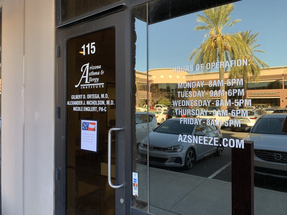 ARIZONA ASTHMA & ALLERGY INSTITUTE Updated June 2024 1120 S Dobson