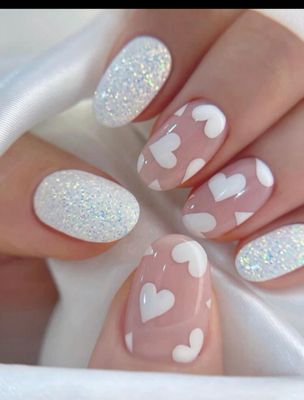 Valentine Nails - Call now for Valentines appointment. Our design or yours, share your ideas for custom nails.