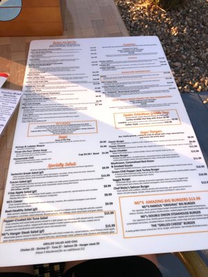 Menu photo 1 MJ's Restaurant Bar & Grill Bayville, NJ Menu photo 1 MJ's Restaurant Bar & Grill Bayville, NJ