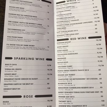 DanDan - Drink Menu - Asian Fusion Near Me - Milwaukee, Wisconsin