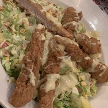 BJ's Restaurant & Brewhouse - Honey mustard chicken salad - Pizza Near Me - Norman, Oklahoma BJ's Restaurant & Brewhouse - Honey mustard chicken salad - Pizza Near Me - Norman, Oklahoma