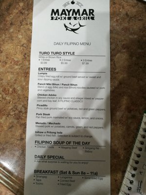 Menu photo 3 Maymar Poke & Grill Norfolk, VA