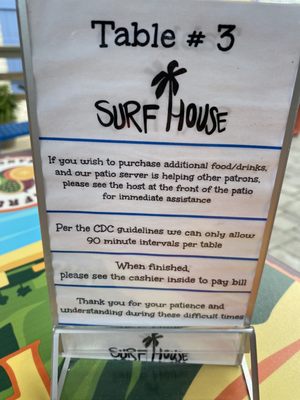 Menu photo 2 Surf House Frederick, MD