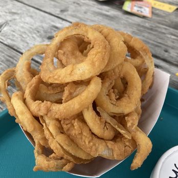 Belanger's Drive-In - Large onion rings. - American Near Me - Fairfield, Maine Belanger's Drive-In - Large onion rings. - American Near Me - Fairfield, Maine