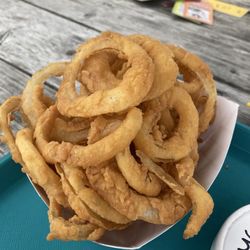 Belanger's Drive-In - Large onion rings.