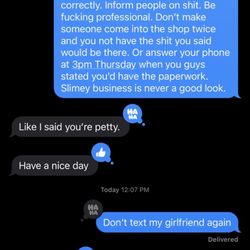 Gator Mobile Scooter Repair - Harassment from the owner