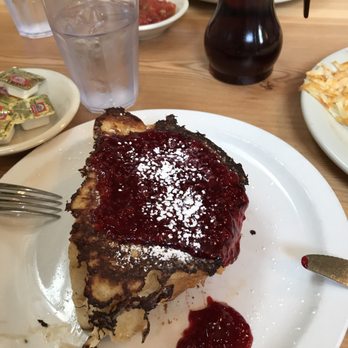 Loula's Cafe - My half order of lemon stuffed French toast.   Yum yum - Breakfast & Brunch Near Me - Whitefish, Montana