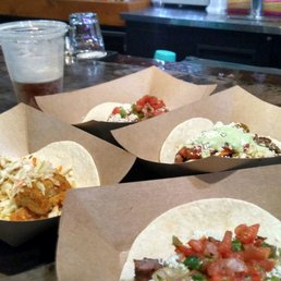Four of several gourmet tacos! 321 Wednesday!