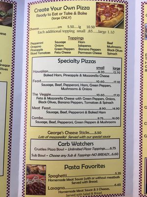 Menu photo 3 George's Carry Out Asheboro, NC