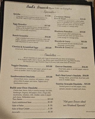 Menu photo 2 Bud's Pub & Grill Dixon, CA