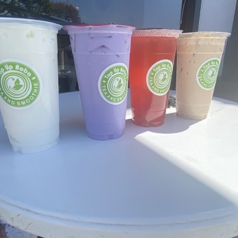 Top Up - Coconut Smoothie x Taro Milk Tea x Strawberry Blast x Milk Tea - Bubble Tea Near Me - Alameda, California Top Up - Coconut Smoothie x Taro Milk Tea x Strawberry Blast x Milk Tea - Bubble Tea Near Me - Alameda, California