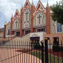 United House of Prayer - The front of the church.