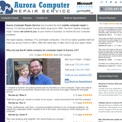 Aurora Computer Repair Service - Our website.