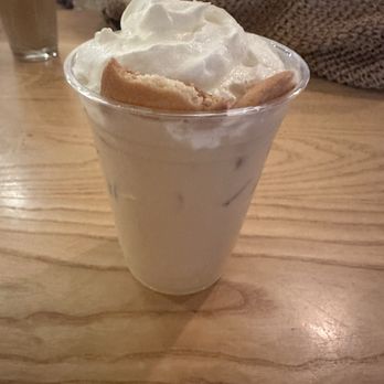 Krankies - Iced Banana pudding latte - Coffee & Tea Near Me - Winston-Salem, North Carolina