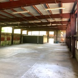 Interior space when empty; it's a shame this building wasn't better salvaged. Still a beauty.