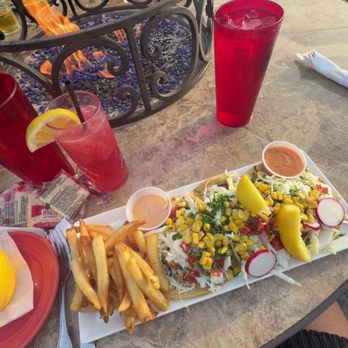 Fin's Seafood Restaurant - Mahi Mahi Tacos - Seafood Near Me - Grover Beach, California
