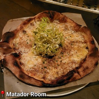 Matador Room - Black truffle and fontina cheese pizza - Caribbean Near Me - Miami Beach, Florida Matador Room - Black truffle and fontina cheese pizza - Caribbean Near Me - Miami Beach, Florida